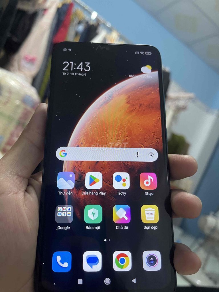 Xiaomi Redmi 9 Xanh ngọc Màn hình bể kính. Mua bán Điện thoại tại Huyện Trảng Bàng Tây Ninh được đăng bởi nguy hiểm hình 1
