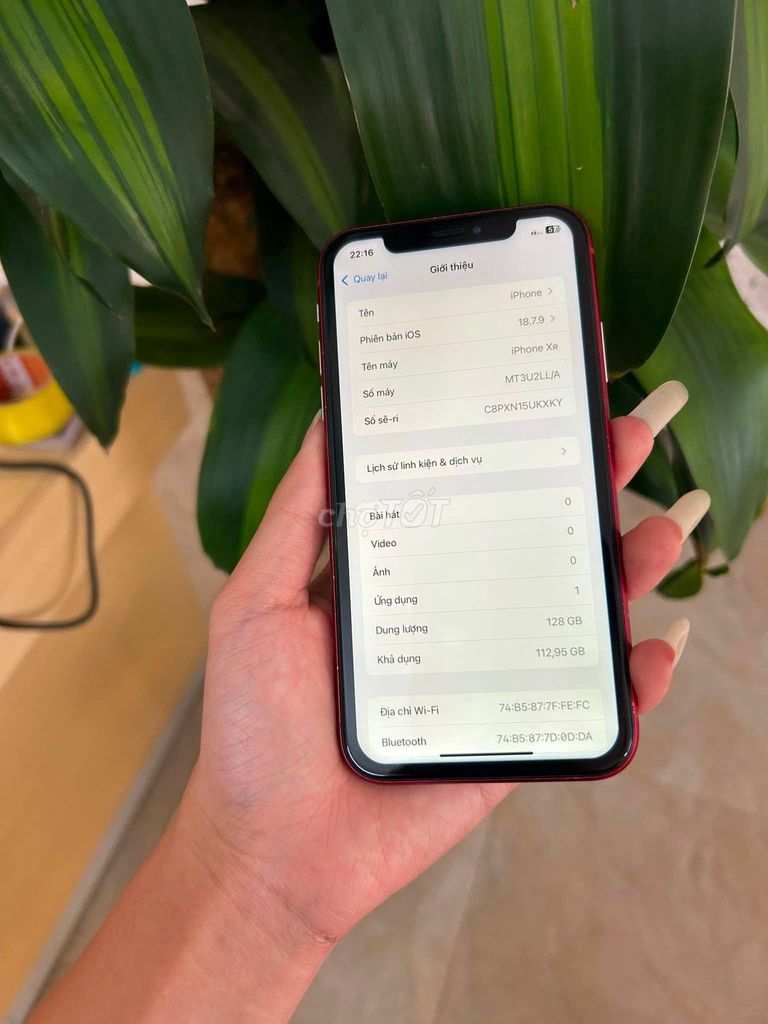 Apple iPhone XR 128GB Đỏ Lỗi Face ID. Mua bán Điện thoại tại Quận 10 Tp Hồ Chí Minh được đăng bởi Hội Đồ Điện Tử hình 1