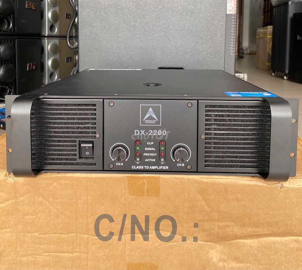 Đẩy chuyên súp siêu víp Italy AMEKAUDIO DX-2200xịn. Mua bán Tivi, Âm thanh tại Quận Sơn Trà Đà Nẵng được đăng bởi cường audio hình 1