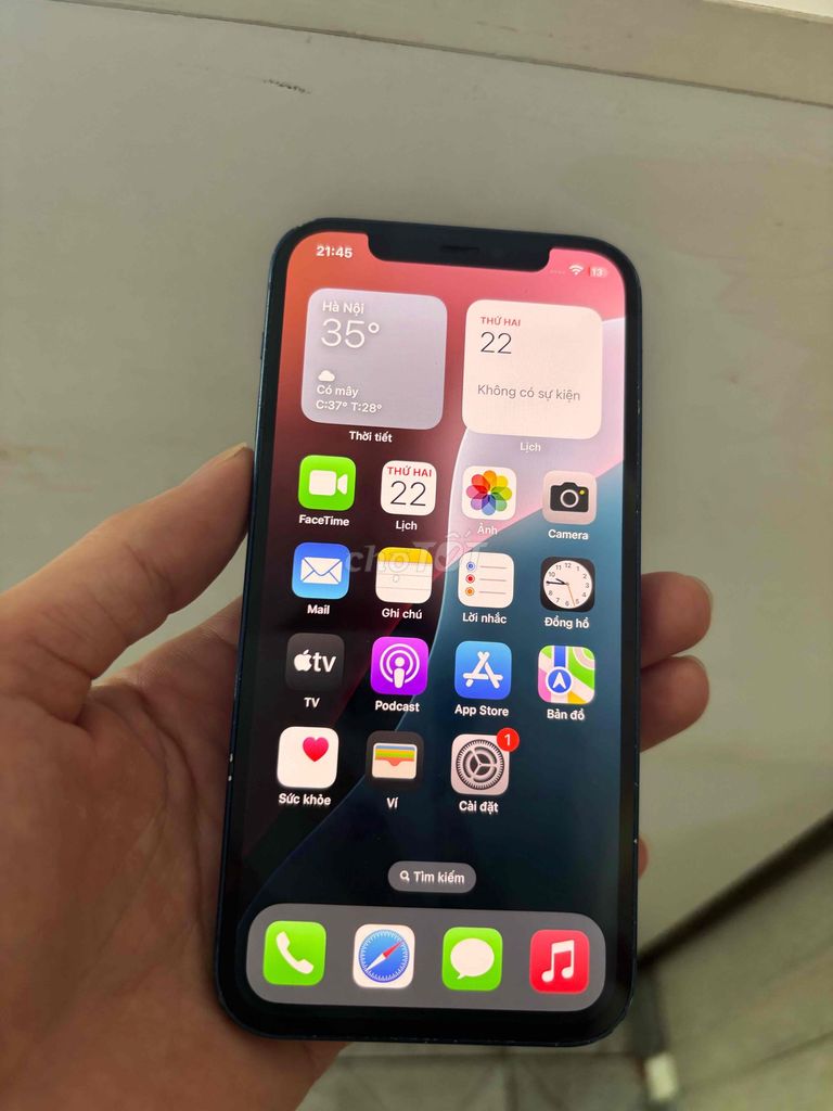 Apple iPhone 12 64GB Xanh quốc tế zin all. Mua bán Điện thoại tại Quận Ninh Kiều Cần Thơ được đăng bởi everest hình 1