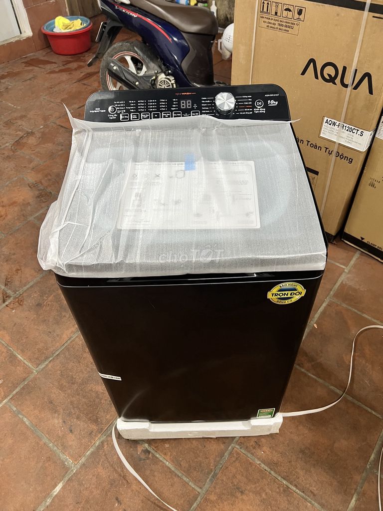Máy giặt AQUA 10kg inverter mới 100%