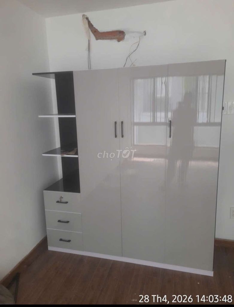 TỦ NHỰA 3 CÁNH 1 KỆ KHUNG MÀU ĐEN CÁNH XÁM . Mua bán Tủ, kệ gia đình tại Thành phố Thủ Đức Tp Hồ Chí Minh được đăng bởi Tủ nhựa đài loan hoàng quân hình 1