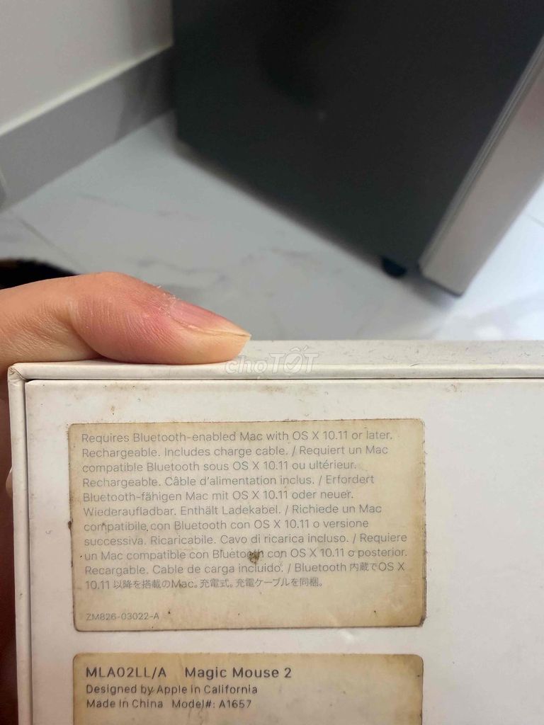 Chuột Apple Magic Mouse 2 Trắng. Mua bán Phụ kiện (Màn hình, Chuột...) tại Quận 4 Tp Hồ Chí Minh được đăng bởi Phương Thủy hình 1