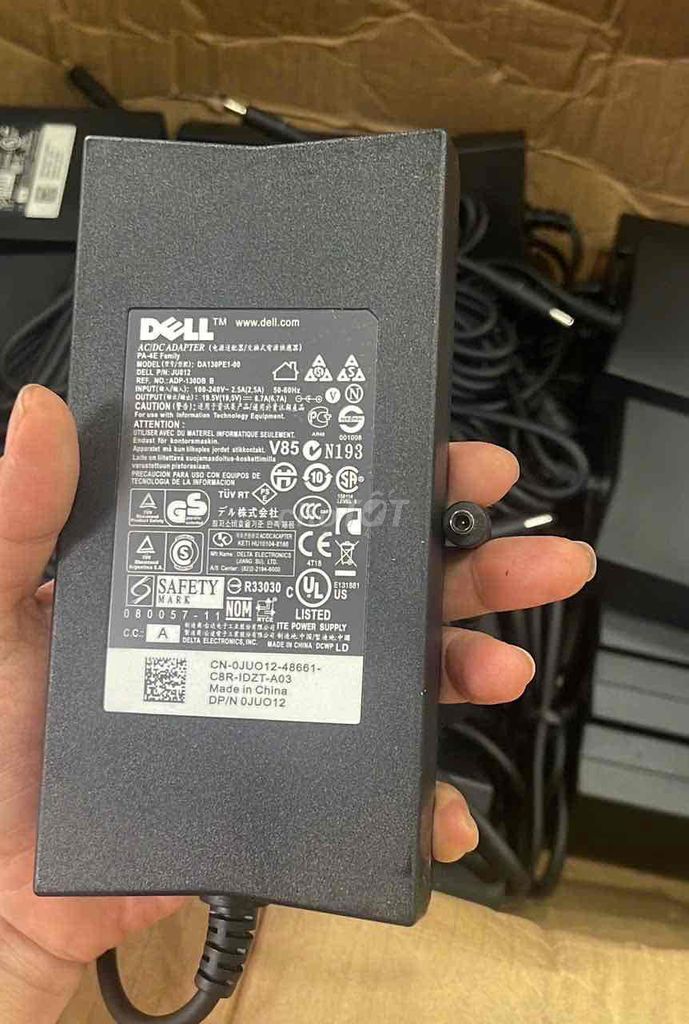 Sạc Dell Slim Kim nhỏ 130W đầu đèn