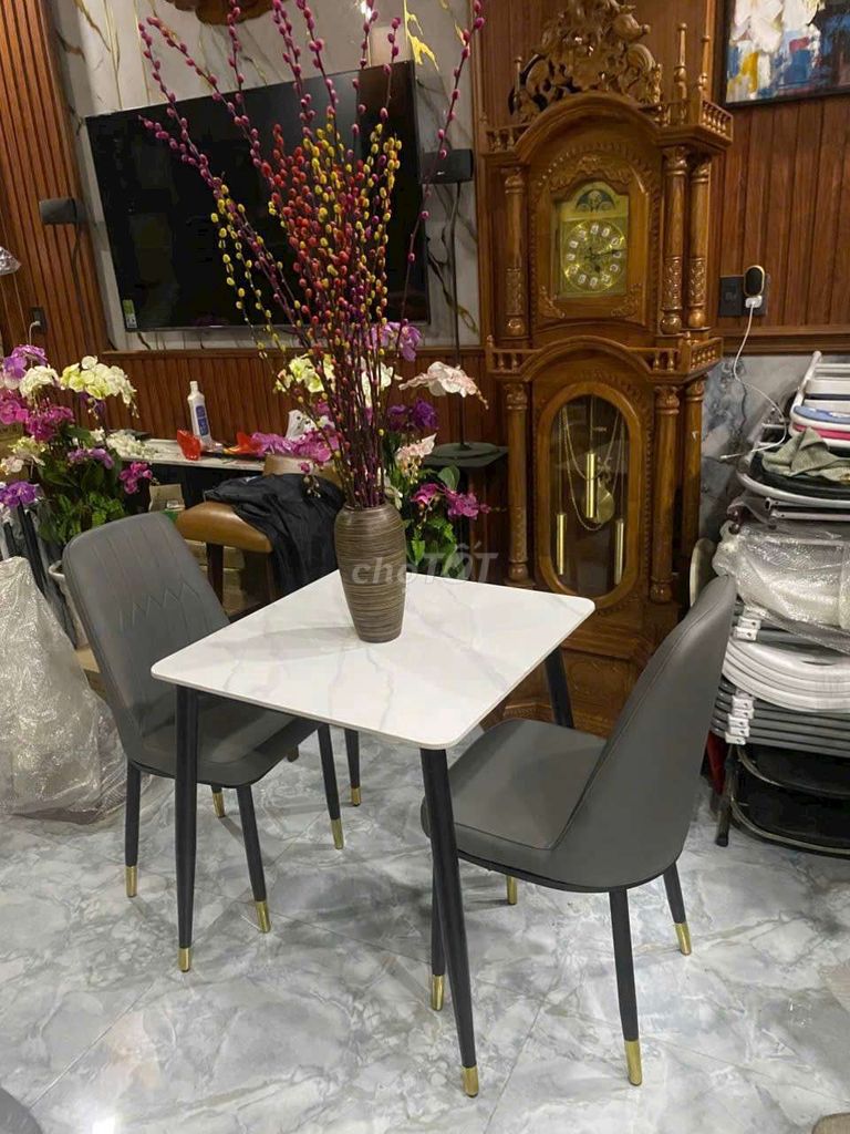 XẢ KHO BÀN ĂN CAO CẤP MẶT ĐÁ 2 GHẾ. Mua bán Bàn ghế tại Quận Bình Tân Tp Hồ Chí Minh được đăng bởi Kho nội thất giá sỉ hình 1