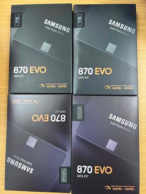 Bán ổ cứng SSD samsung evo 870 1TB hàng new 100%. Mua bán Linh kiện (RAM, Card...) tại Thành phố Pleiku Gia Lai được đăng bởi Văn 