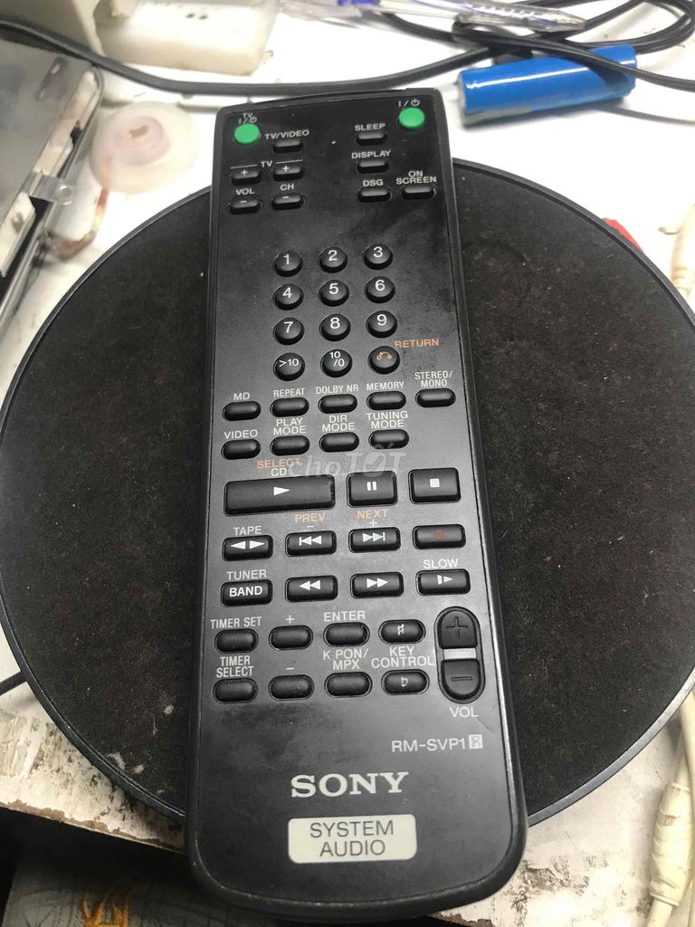 Điều khiển từ xa Sony RM-SVP1 Đen. Mua bán Tivi, Âm thanh tại Quận 12 Tp Hồ Chí Minh được đăng bởi Trần Nguyễn Minh Khôi hình 1