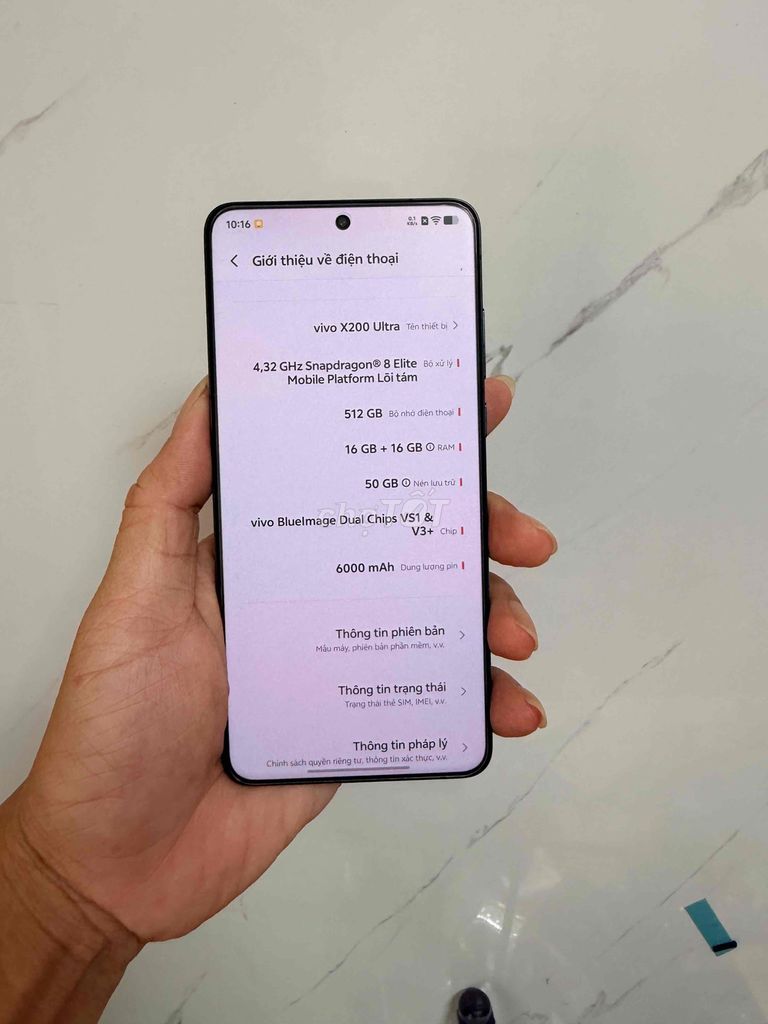 Vivo X200 Ultra 16GB 512GB Đen 99% nguyên zin. Mua bán Điện thoại tại Quận 6 Tp Hồ Chí Minh được đăng bởi Laptop Phương Nghi hình 1
