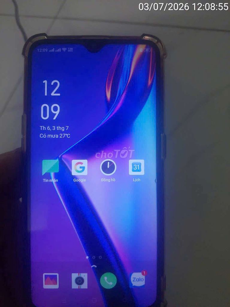 OPPO A12 Xanh Chụp ảnh đẹp Bền. Mua bán Điện thoại tại Quận Tân Bình Tp Hồ Chí Minh được đăng bởi Lý Tuấn hình 1