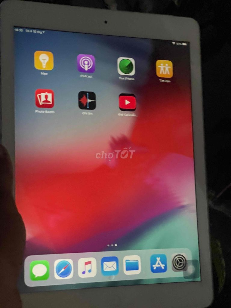 Apple iPad Air 1 Wifi 16GB Bạc. Mua bán Máy tính bảng tại Huyện Bình Chánh Tp Hồ Chí Minh được đăng bởi Lâm Khang hình 1