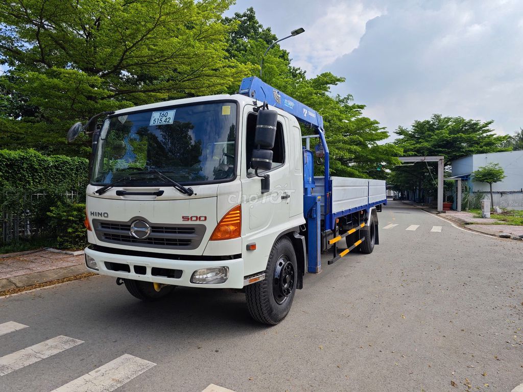 Bán Hino 8 tấn thùng 6.5m cẩu 5 tấn 4 khúc. Mua bán Xe tải, xe ben tại Quận 12 Tp Hồ Chí Minh được đăng bởi Mr Thành hình 1