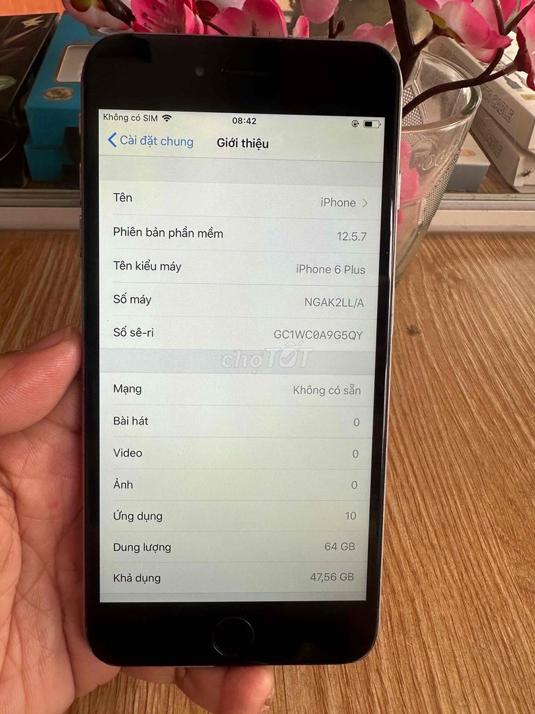 iPhone 6 Plus 64GB Xám. Mua bán Điện thoại tại Thành phố Thuận An Bình Dương được đăng bởi Trần Mạnh hình 1