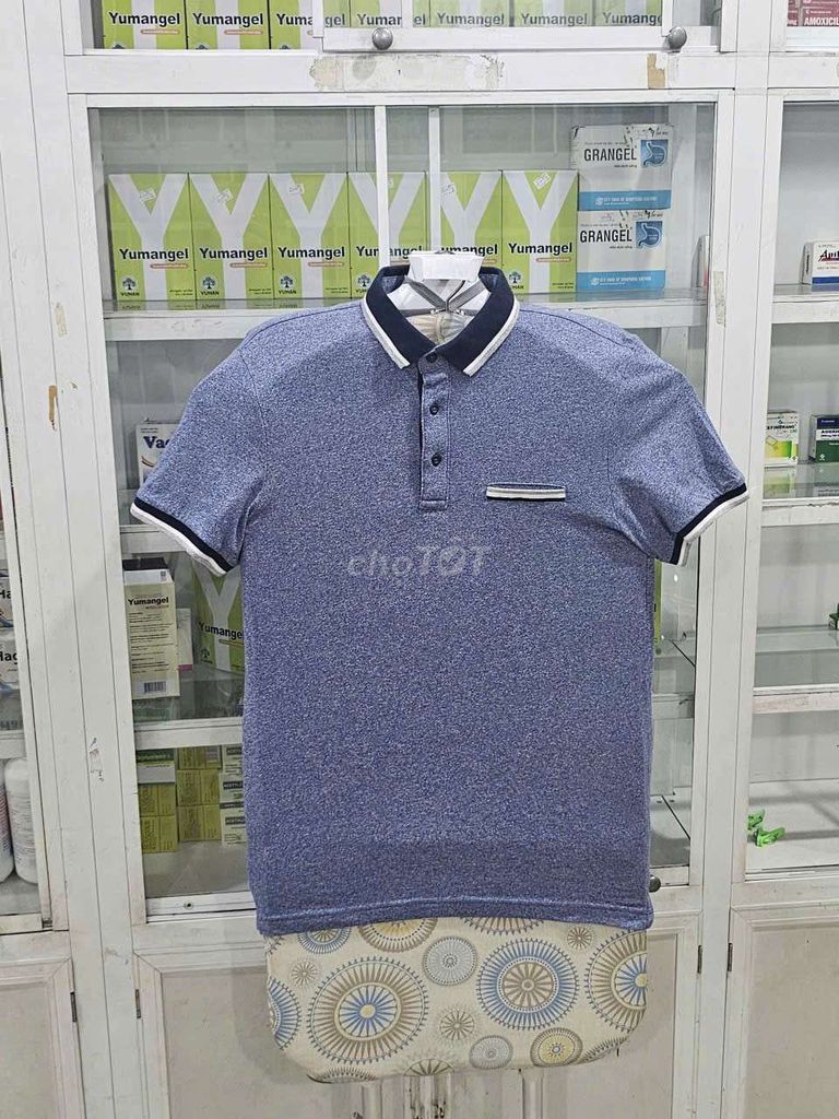 Áo Polo Hangten Nam Xám xanh size M. Mua bán Quần áo tại Thành phố Thủ Đức Tp Hồ Chí Minh được đăng bởi Shop khoa nguyễn si tuyển  hình 1