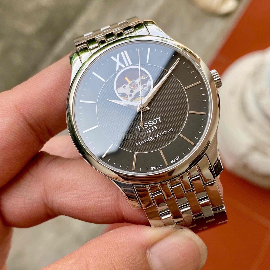 Đồng hồ Tissot Tradition Open Heart Nam. Mua bán Đồng hồ tại Quận Cầu Giấy Hà Nội được đăng bởi Phạm Ngọc Lan hình 1