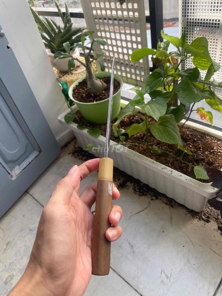 Dao Santoku Thép Sừng Thủ công 3 lớp. Mua bán Dụng cụ nhà bếp tại Quận Tân Bình Tp Hồ Chí Minh được đăng bởi Trung hình 1
