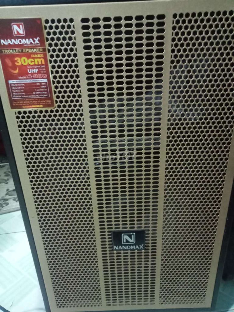 Loa kéo Nanomax S-900 bass 30cm 450W kèm 2 micro. Mua bán Tivi, Âm thanh tại Quận Bình Tân Tp Hồ Chí Minh được đăng bởi Nguyen Thanh Quang hình 1