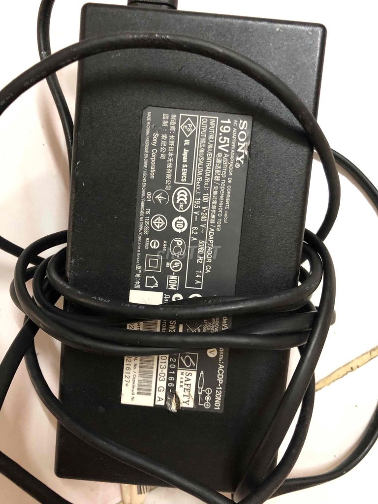 Sạc Tivi Sony 19.5V 6.2A Đen. Mua bán Tivi, Âm thanh tại Quận 11 Tp Hồ Chí Minh được đăng bởi Tạo hình 1
