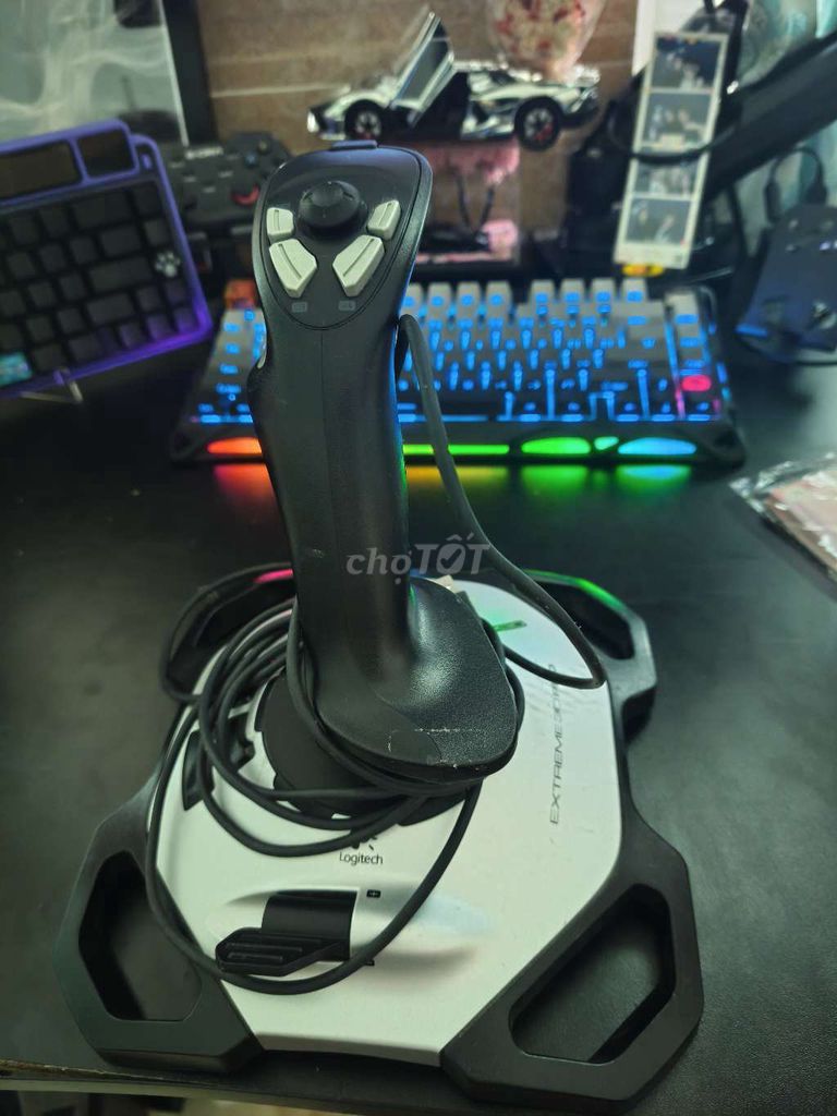 Cần điều khiển game Logitech Extreme 3D Pro Đen,. Mua bán Thiết bị chơi game tại Quận Bình Tân Tp Hồ Chí Minh được đăng bởi mê vô lăng đầu thai k hết hình 1