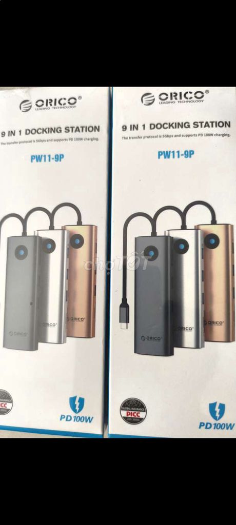 Hub Type C Orico PW11-9P Nhôm nguyên khối Xám. Mua bán Phụ kiện (Màn hình, Chuột...) tại Thành phố Thủ Đức Tp Hồ Chí Minh được đăng bởi Bình hình 1