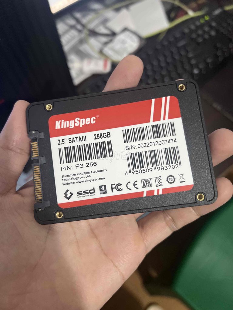 Ổ cứng SSD KingSpec 256GB. Mua bán Linh kiện (RAM, Card...) tại Huyện Hoằng Hóa Thanh Hóa được đăng bởi Mai Phương Computer hình 1