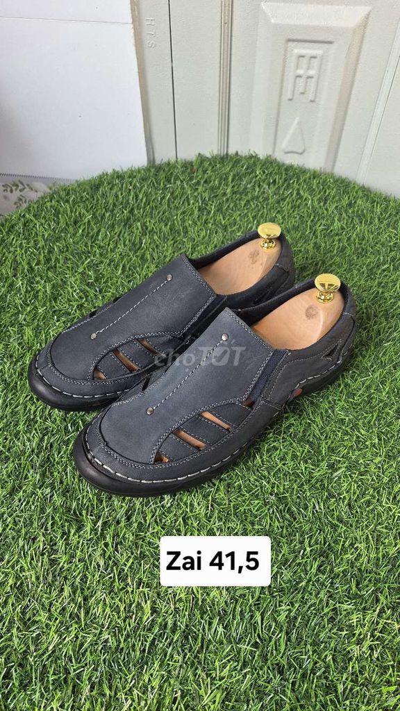Giày lười nam Da Đen size 41.5. Mua bán Giày dép tại Huyện Nhơn Trạch Đồng Nai được đăng bởi Túi Si Ngọc Khánh  hình 1