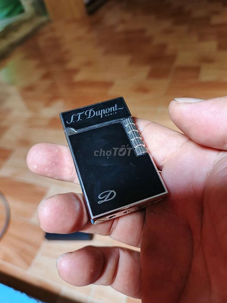 Bật lửa S.T. Dupont Đen. Mua bán Đồ sưu tầm, đồ cổ tại Quận 3 Tp Hồ Chí Minh được đăng bởi Anh long hình 1