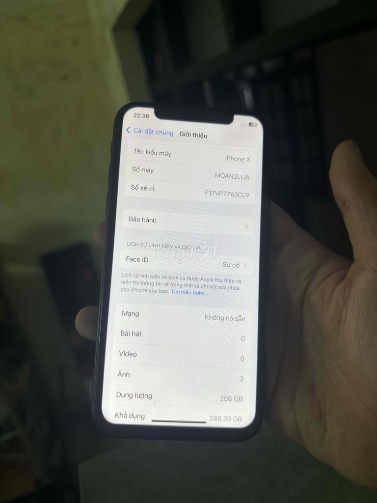 ipX 256gb mất face màn thay 1tr800 quốc tế icloud. Mua bán Điện thoại tại Quận Thanh Xuân Hà Nội được đăng bởi Đỗ Văn Hiếu hình 1