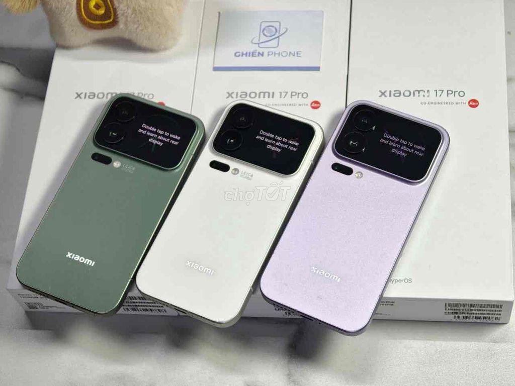 Xiaomi 17Pro Tím, Xanh QT 256Gb Fullbox Keng. Mua bán Điện thoại tại Thành phố Dĩ An Bình Dương được đăng bởi Khôi Ghiền Phone  hình 1