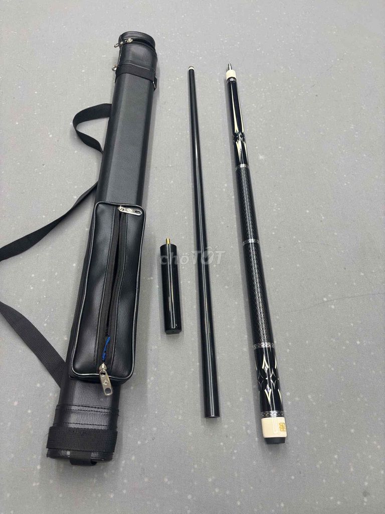 Cơ bida Raptory Carbon Đen