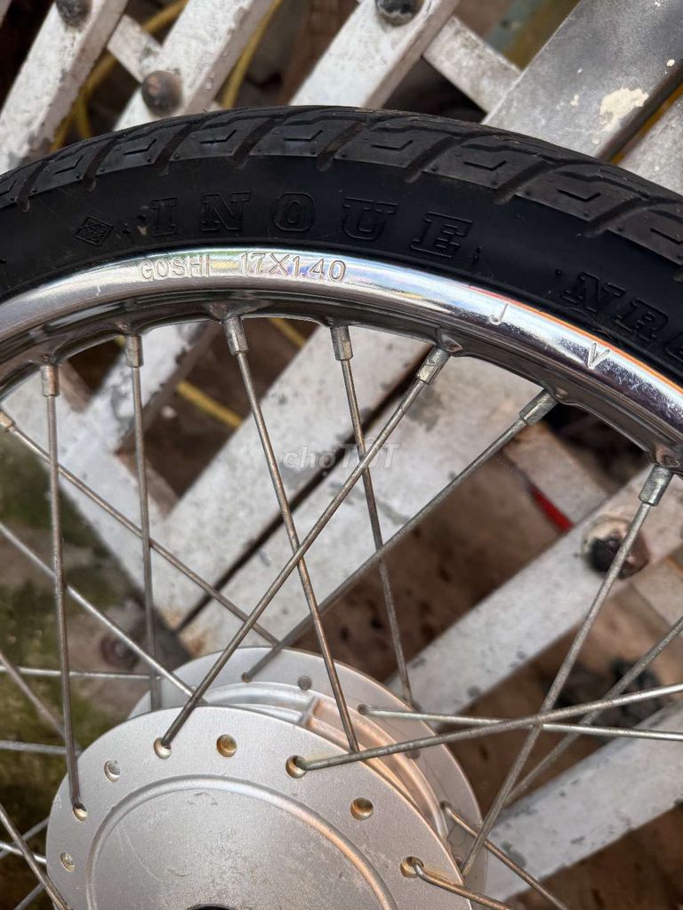 Cặp bánh zin xe Wave A110 đẹp dùng dc Wave A100. Mua bán Phụ tùng xe tại Huyện Châu Phú An Giang được đăng bởi Made in Thailand  hình 5