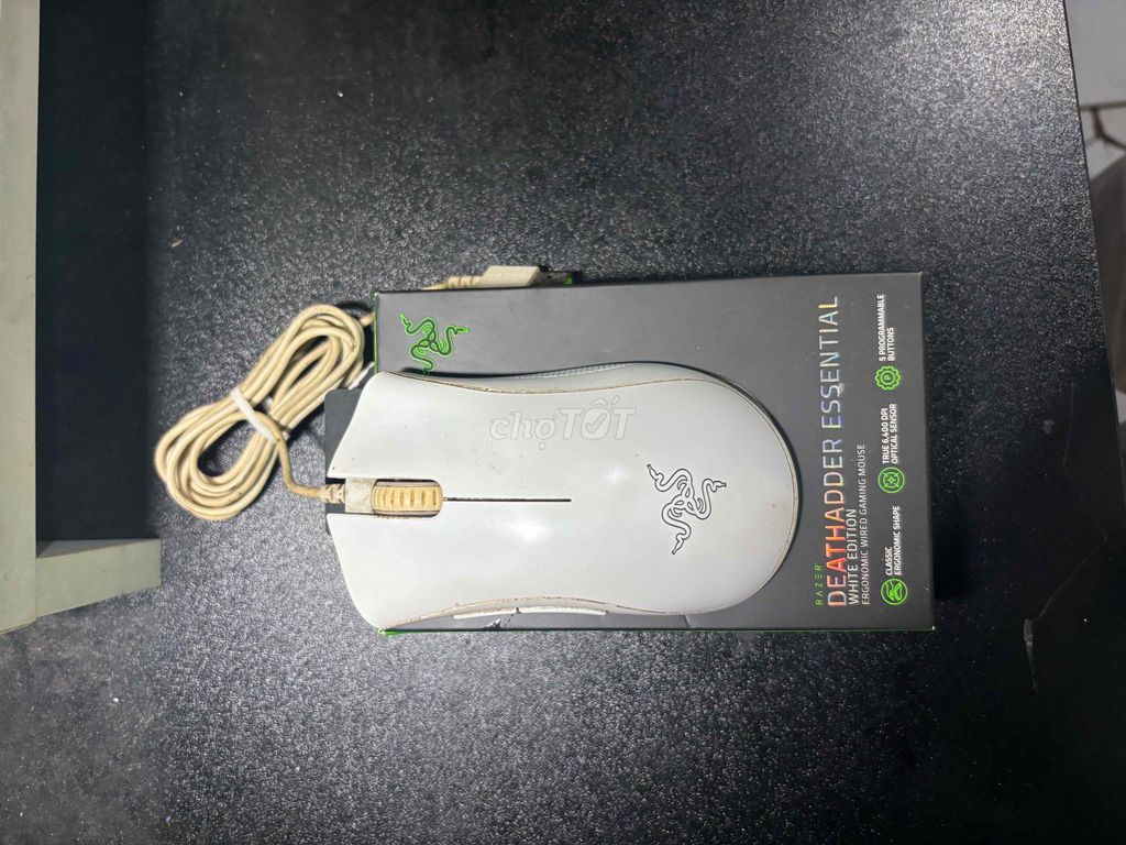 Chuột gaming Razer DeathAdder Essential Trắng. Mua bán Phụ kiện (Màn hình, Chuột...) tại Quận 12 Tp Hồ Chí Minh được đăng bởi Phạm Trí Hiếu hình 1