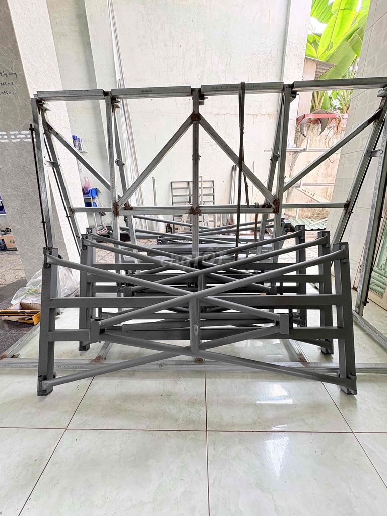 Võng xếp kim loại Xám. Mua bán Nội thất, đồ gia dụng khác tại Huyện Châu Thành Tây Ninh được đăng bởi Nhi hình 1