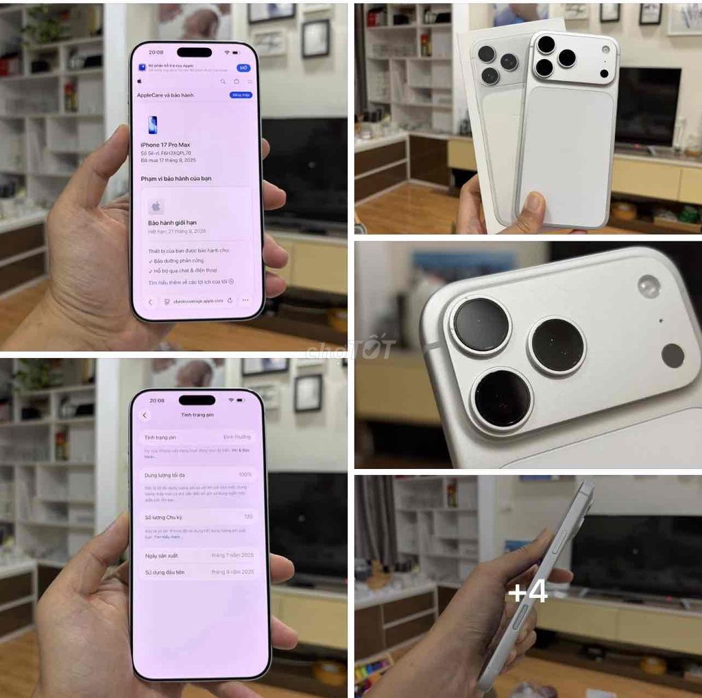 iPhone 17 Pro Max 512G Bạc FULLBOX APPLE 2026. Mua bán Điện thoại tại Quận Thanh Xuân Hà Nội được đăng bởi Nguyễn Huy Dũng hình 1