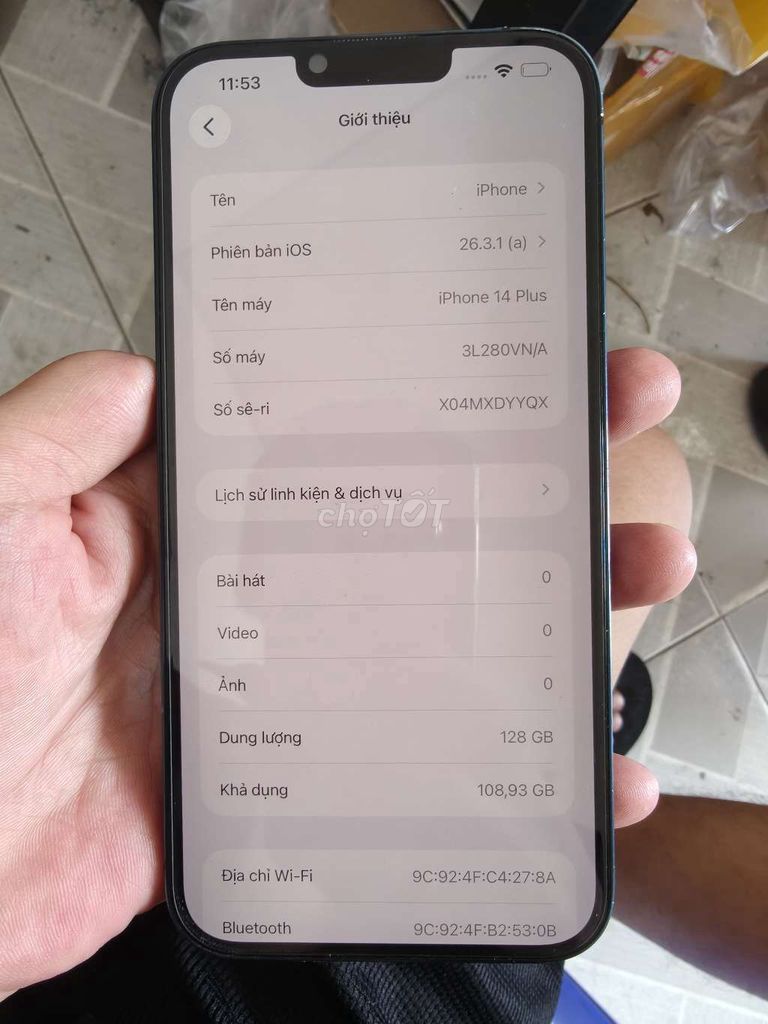 Apple iPhone 14 Plus. Mua bán Điện thoại tại Thành phố Bến Tre Bến Tre được đăng bởi Từ Tuấn Bến Tre hình 1