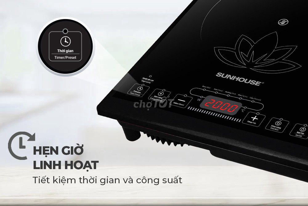 BẾP HỒNG NGOẠI SUNHOUSE SHD6013 - 2000W CHÍNH HÃNG