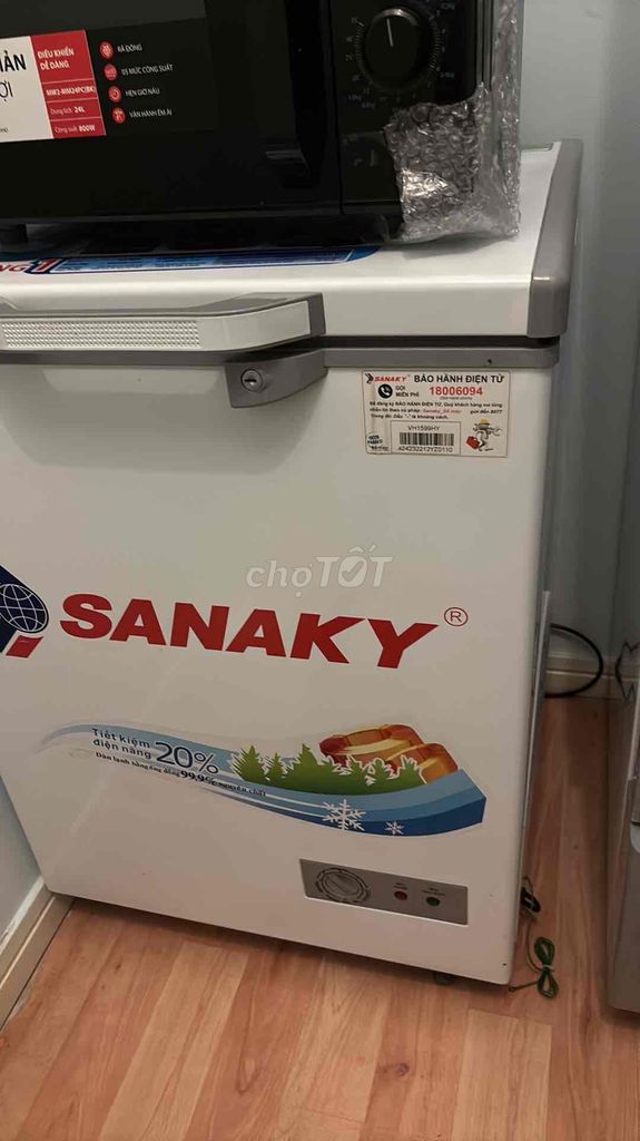 Tủ đông gia đình Sanaky ít xài 100l