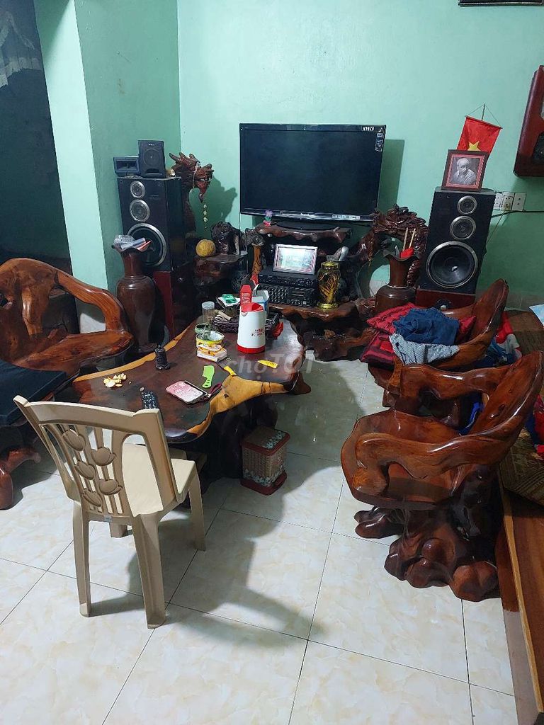 Bộ bàn ghế phòng khách Gỗ tự nhiên. Mua bán Bàn ghế tại Thị xã Bỉm Sơn Thanh Hóa được đăng bởi thinh thang hình 1