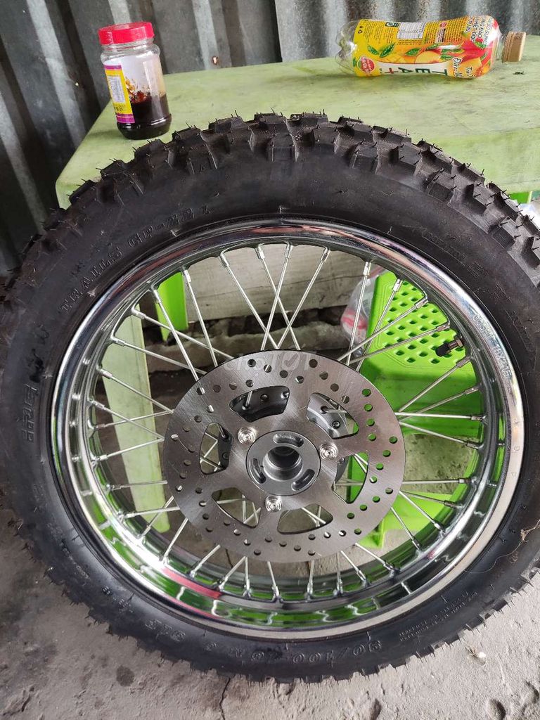 Cặp bánh căm zin chính hãng Yamaha mới. Mua bán Phụ tùng xe tại Huyện Đức Hòa Long An được đăng bởi Minh Hoàng hình 4