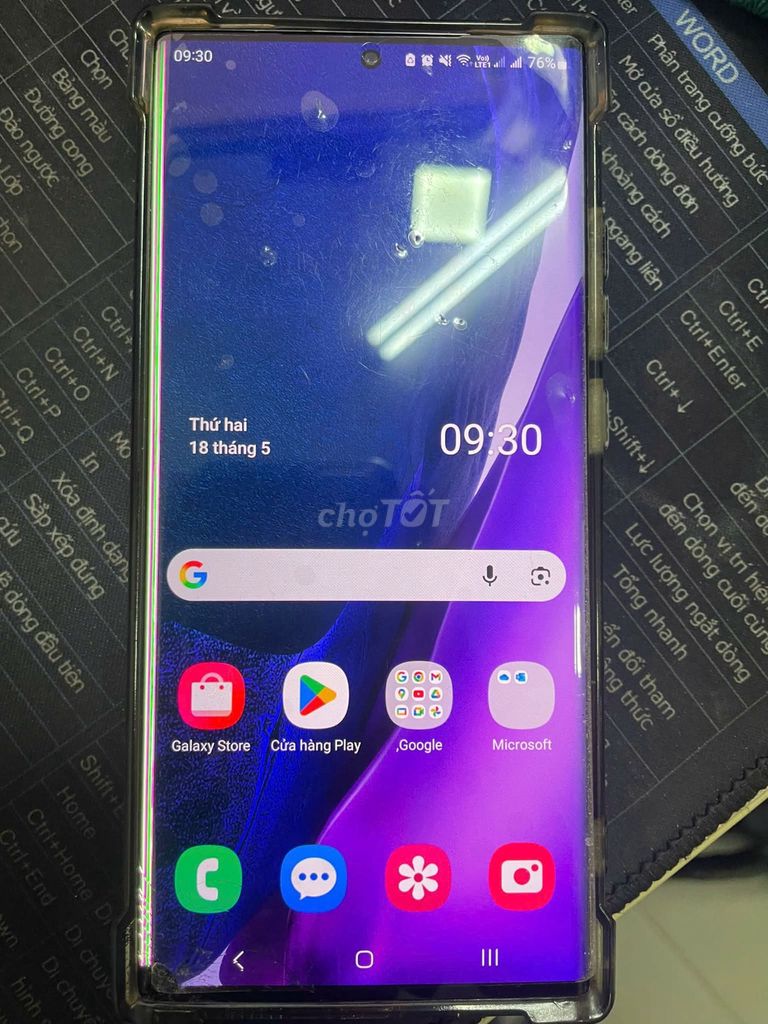 Samsung Note 20 Ultra rơi, vỡ góc, sọc màn. Mua bán Điện thoại tại Quận Cẩm Lệ Đà Nẵng được đăng bởi Tên chưa cung cấp hình 1
