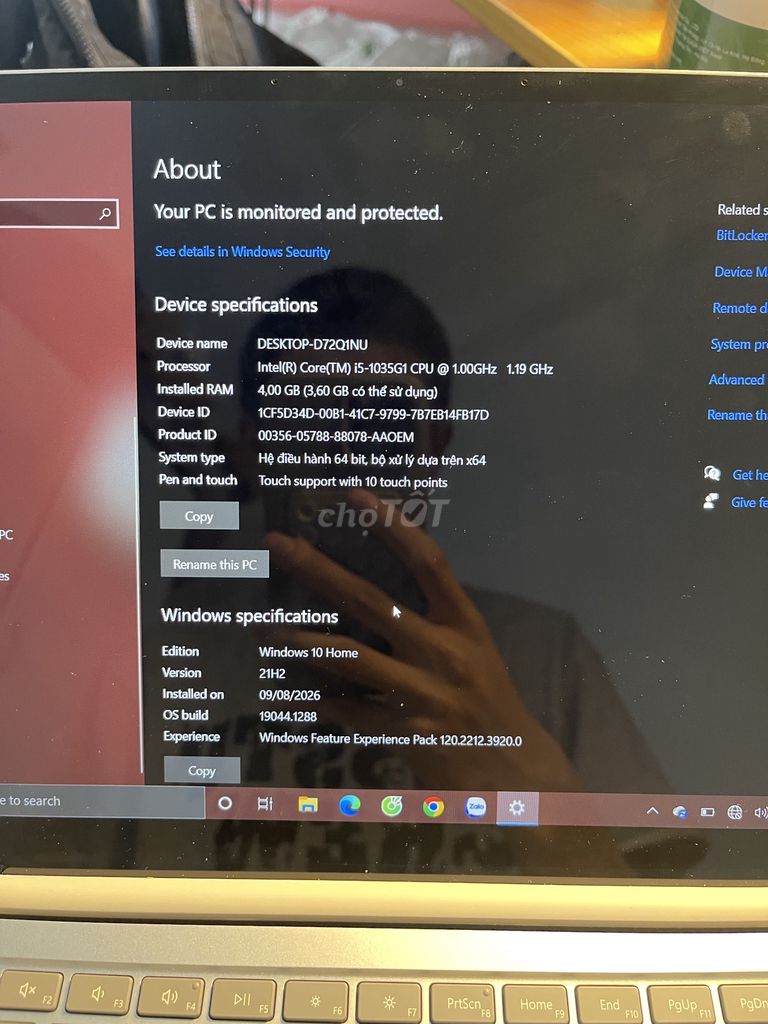 Microsoft Surface Go i5 4GB/256GB Bạc Like New. Mua bán Máy tính bảng tại Quận Thanh Xuân Hà Nội được đăng bởi Lê Hồng Phong  hình 1