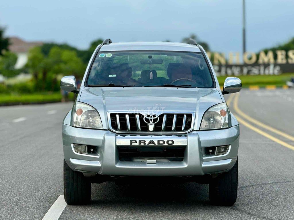 Toyota Prado 2007 màu bạc 2 cầu