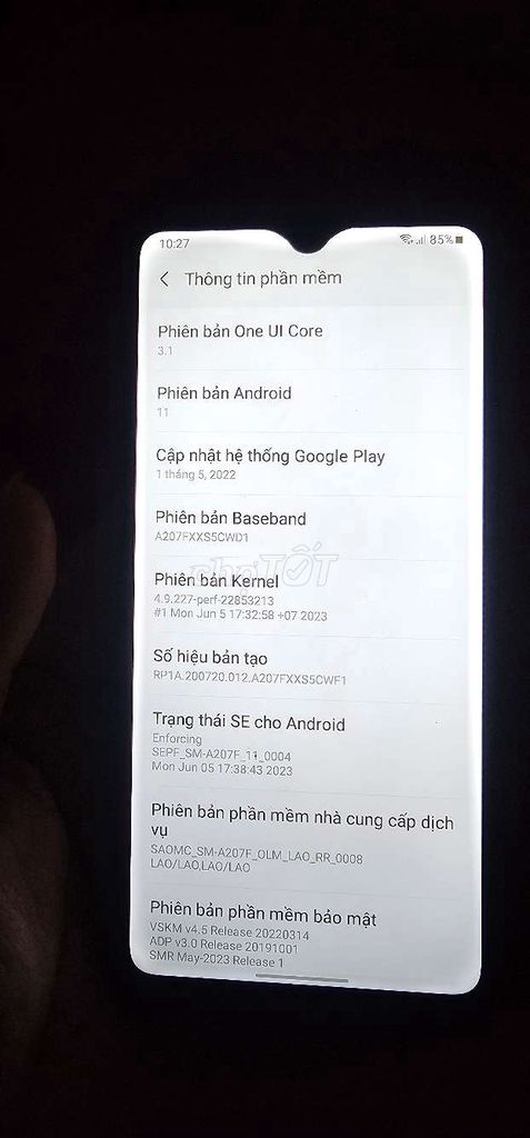Samsung Galaxy A20s Đen Android 11. Mua bán Điện thoại tại Thị xã Từ Sơn Bắc Ninh được đăng bởi Jimmy Tùng hình 1