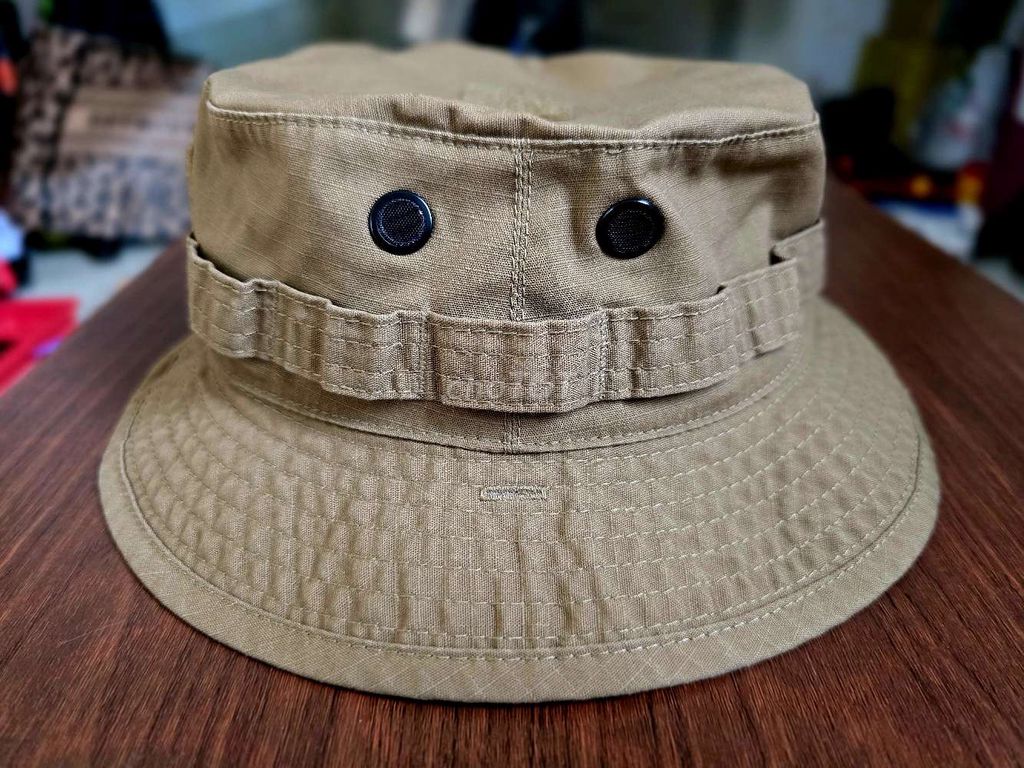 Mũ bucket Helikon vải nâu size M
