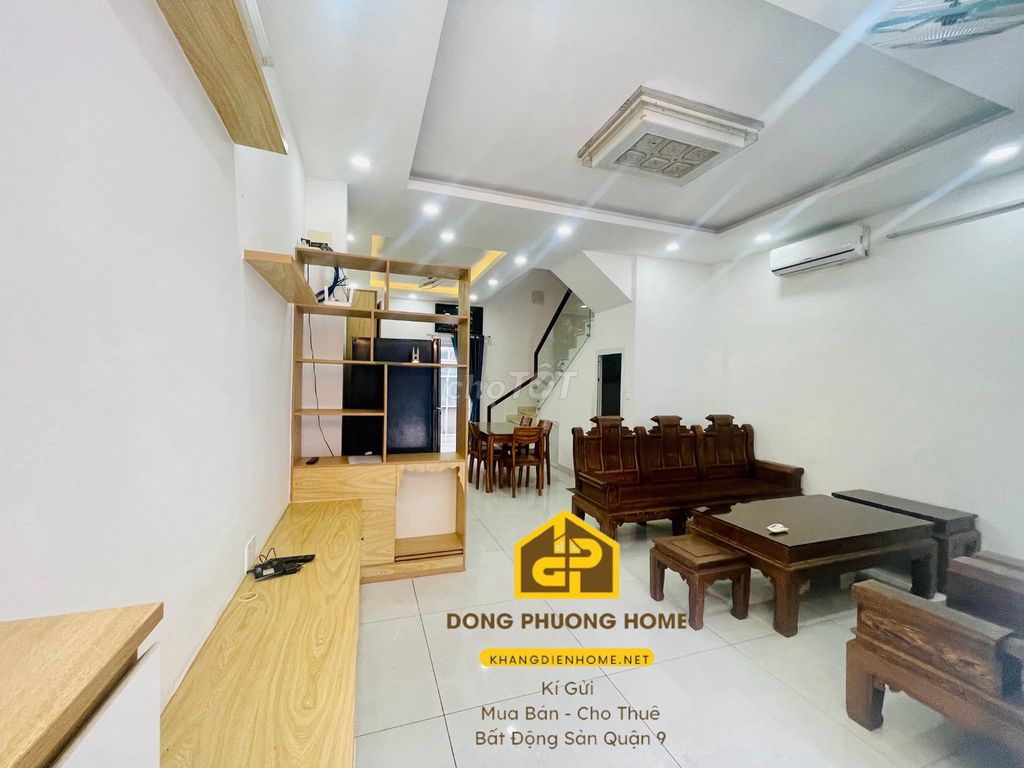 NHÀ NGUYÊN CĂN KDC PARK RIVERSIDE - LIÊN PHƯỜNG Q9 - 3 TẦNG - SÂN Ô TÔ