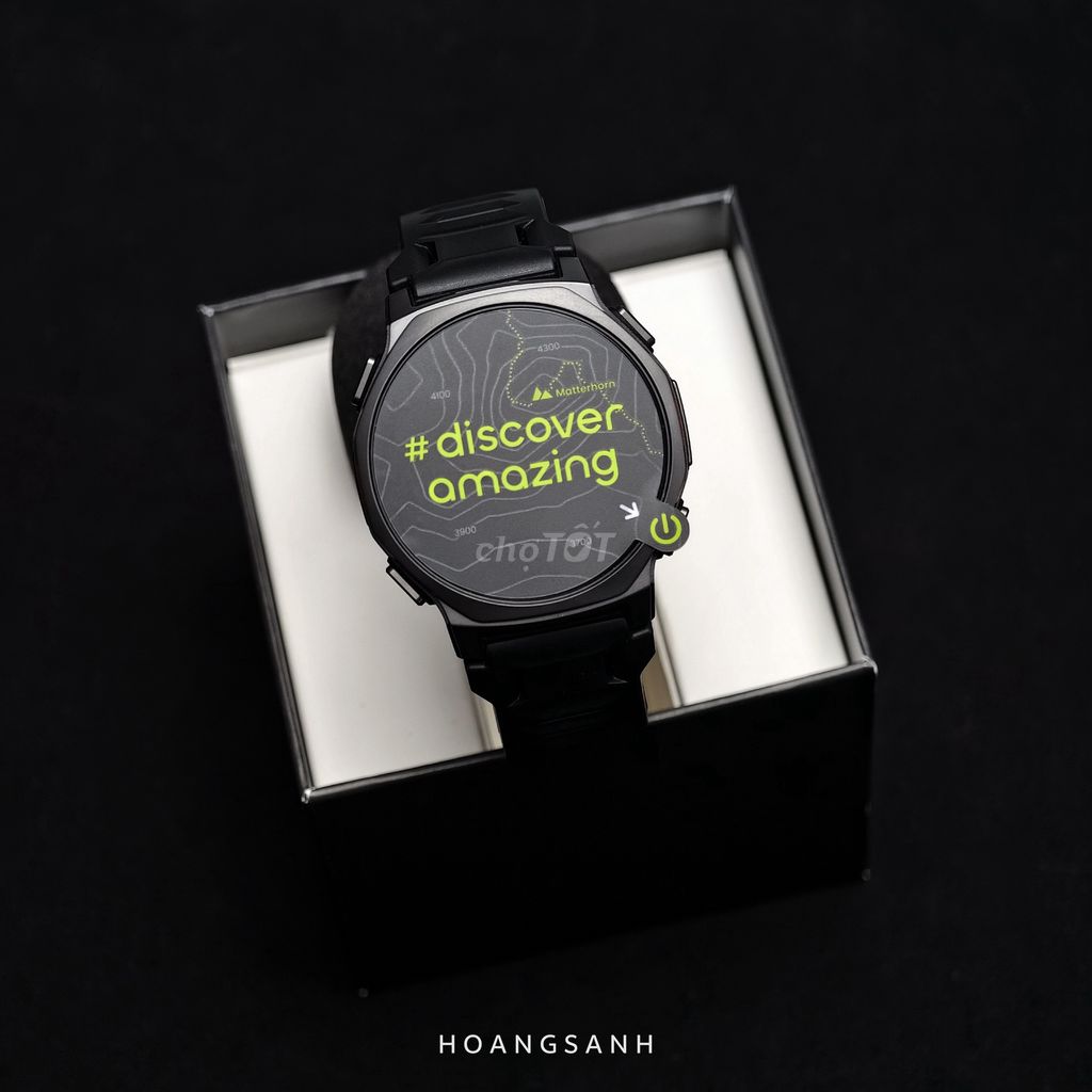 Amazfit T-Rex 3 Pro 44mm Đen New Chính Hãng. Mua bán Thiết bị đeo thông minh tại Quận 11 Tp Hồ Chí Minh được đăng bởi HOÀNG SANH SPORTS hình 1