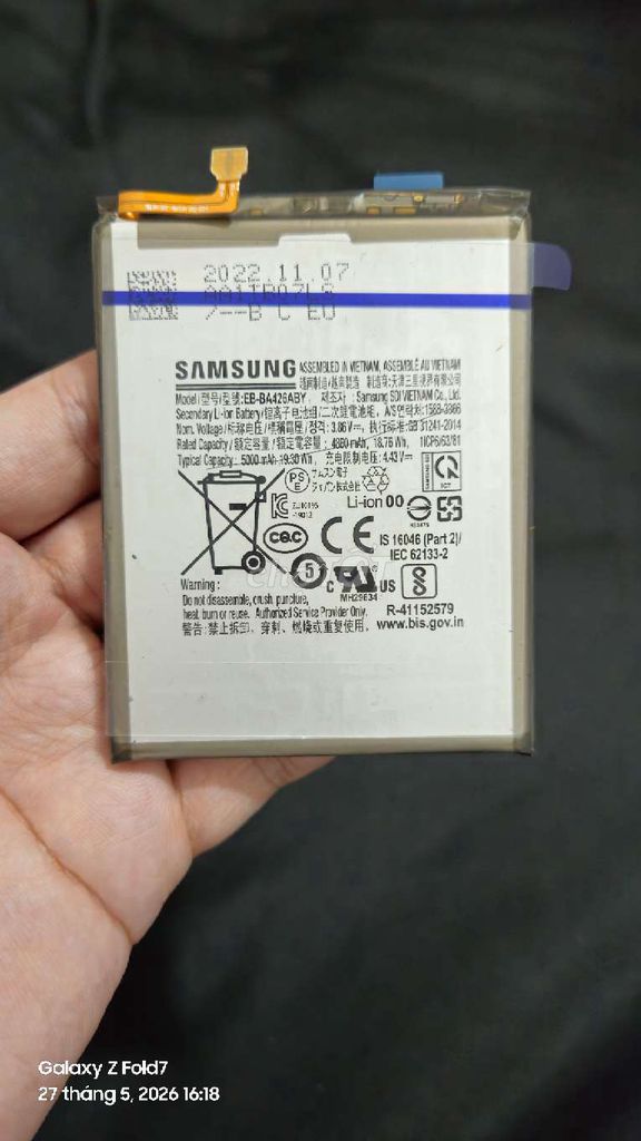 Pin điện thoại Samsung M32 5000 mAh . Mua bán Linh kiện (RAM, Card...) tại Quận Gò Vấp Tp Hồ Chí Minh được đăng bởi Hùng hình 1
