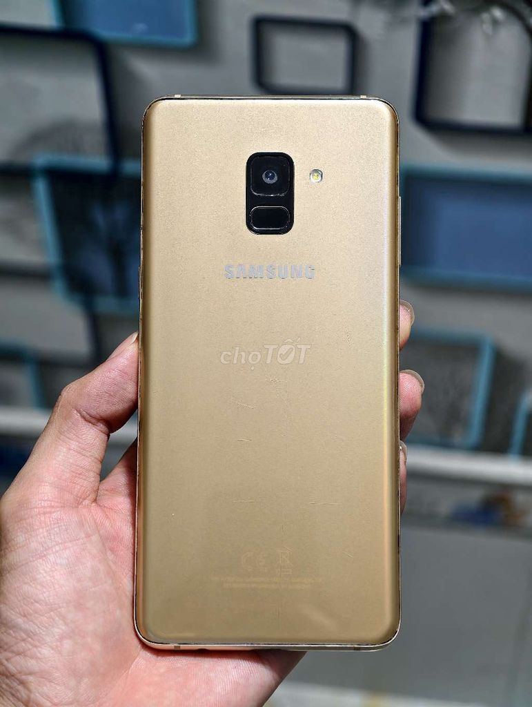 Samsung Galaxy A8 Plus 64GB Vàng. Mua bán Điện thoại tại Thành phố Thủ Đức Tp Hồ Chí Minh được đăng bởi NANI MOBILE hình 1