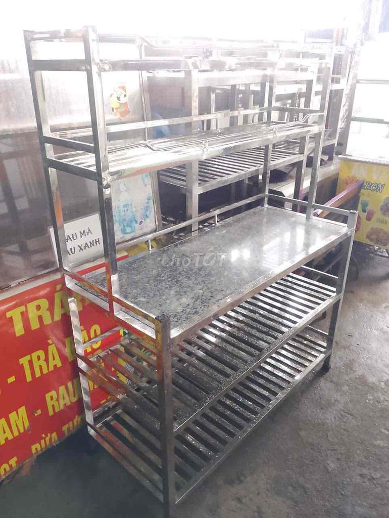 Kệ Inox Đá hoa cương Mới 99%. Mua bán Tủ, kệ gia đình tại Quận 4 Tp Hồ Chí Minh được đăng bởi Thuý An hình 1