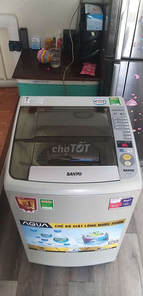 Máy giặt Sanyo ASW-S70KT 7.0kg Xám. Mua bán Máy giặt tại Quận Tân Bình Tp Hồ Chí Minh được đăng bởi Diêu linh hình 1