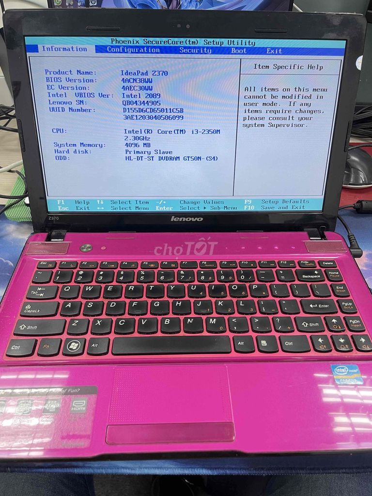 Lenovo Ideapad Z370 I3-2350M 4GB. Mua bán Laptop tại Quận 10 Tp Hồ Chí Minh được đăng bởi Cường hình 1